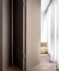 Hidden Door Hinges 6 Inch Heavy Duty 2 Pack Concealed 3D Adjustable Butt Hinges with 180 Degree Swing and 88 LB Capacity installed on door