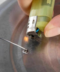 Using Go To Pro Grade Solder Wire With Fine Diameter Soft Melting For Clean Joints In Compact Electronics Repair Wire with lighter