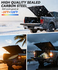 Heavy Duty 27 Inch Gas Struts 45 Lbs For Truck Tonneau Cover, 2 Pack Solid Lift Supports in snowy and rainy weather conditions.