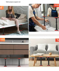 Adjustable Cabinet Support Poles For Upper Cabinet Installation And Sink Support Extends 7.1 To 17.3 Inches Heavy Duty