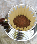 Top view of 100 Pack 1 To 4 Cup Disposable Basket Coffee Filters For A Smooth Brew Efficient And Convenient 1 Cup Size Eco Friendly