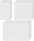 White 20 Pack Wall Outlet Gasket Seals Foam Insulation For Electrical Outlet Plates And Switch Covers Weatherproof Sealer