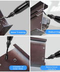 Deburring Tool With 11 HSS Swivel Blades For Metal 3D Prints And Resin Ideal For Plumbing Burr Removal Rust Resistant Coating