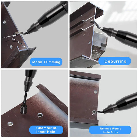 Deburring Tool With 11 HSS Swivel Blades For Metal 3D Prints And Resin Ideal For Plumbing Burr Removal Rust Resistant Coating
