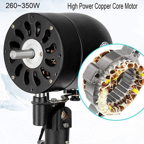 High power copper core motor of Workhorse Industrial Misting Fan With 42L Water Tank And Large Stainless Blades.