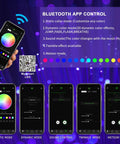 Bluetooth app control for Upgraded 600Pcs Fiber Optic Shooting Star Headliner Kit with dope twinkle and sound activated meteor mode features