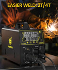 Front view of Beast 200A Plasma Cutter Welder Combo 7 In 1 Multi Process Welder with display and controls visible
