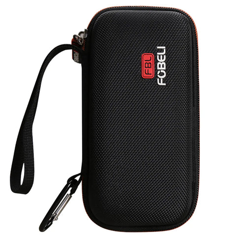 Rugged Hard Case For TopTes TS-301 Anemometer And TS-501B Sound Level Meter TS-710 Light Meter Stays Put Snug Fit Shockproof Drop-Resistant Durable Protective Case For Field Work, black EVA case with wrist strap
