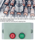 Heavy Duty Magnetic Switch Starter For 220 230V Single Phase Motors With Overload Protection IP55 Splashproof Housing