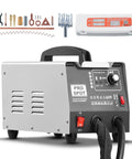 Stud Welder Dent Repair Kit With 110V Auto Body Spot Welding Dent Puller showing control panel and included accessories.