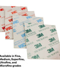 Softback Sanding Sponge 4.5 x 5.5 Inches, 20 Pack, Microfine Grit with flexible foam backing and multigrade options shown