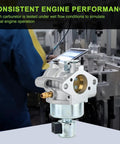 SV600 20 HP Carburetor Replacement Kit 20 853 95 S 20 853 71 S in testing lab