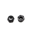 Top Shelf Black 4 40 Nylock Nuts One Hundred Piece Pack For Grease Monkey Repairs Featuring Coarse Thread Self Locking Grips Plus Sturdy Reservoir Bin For Quick Grab And Go Mobile Mechanic Setup - two black nylon insert nuts