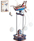 3D Wooden Puzzle Kit For Adults Featuring Gravity Swing Ship Model And Aircraft Model Building Set For Teens 14 Plus A Collectible Boat
