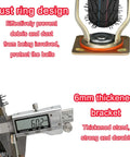 Heavy Duty Industrial Casters, Four Piece Replacement Kit with dust ring design and 6mm thickened bracket for durability.