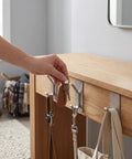 Insane Grip No Drill Towel Hooks Six Pack Silver Rust Proof Heavy Duty Bathroom Wall Mount With Ultra Thick Adhesive Hangs Your Gear Tight And Stays Put For Good