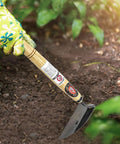 Versatile Hand Weeding Tool With T And L Shaped Blades 13x33cm For Digging Weeding And Trenching In The Garden Made From Composite Steel