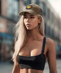 Too Cool For 1st Grade Mesh Baseball Hats For Men And Youth Trucker Cap Style modeled outdoors