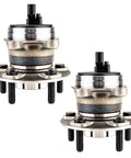Rear Wheel Bearing And Hub Assembly 512466 Pair For Ford Focus 2012 2018 5 Lug ABS Compatible With 2.0T Engine Premium Replacement Kit