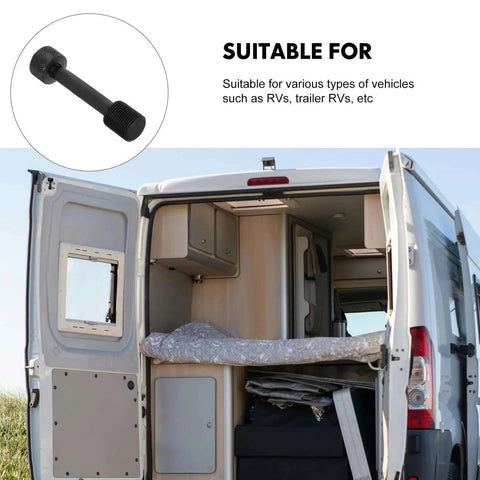 Hydraulic Punch Driver Set With Locking Rod Cap used in RV setup showing interior space for versatility in metalwork