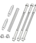 Solid As A Rock Quality Heavy Duty Aluminum Storm Door Hinge Pin Kit For Andersen Croft Emco And More 4 Pack with screws and springs