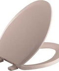 Lustra Elongated Open Front Toilet Seat In Wild Rose Durable Polypropylene Stain Resistant Finish That Will Not Peel Includes Cover