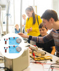 Students using Hands On Electric Bell Lab Kit With Electromagnet And Relay For Real World Electricity Lessons Classroom Science Experiments And STEM Education Tools Now
