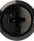Black 10-32 screw from 50 Pack 10-32 Screws And Cage Nuts Rack Mount Kit With Tool Built Tough And Ready To Roll For Standard 19 Inch Server Racks And Cabinets.