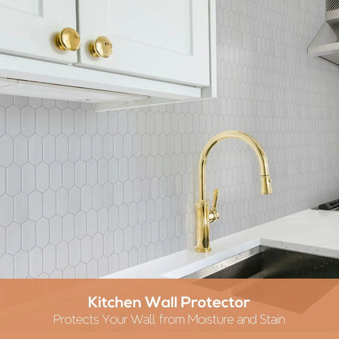 Gray Hexagon Peel And Stick Backsplash Tiles, 10 Sheets, Self Adhesive Wall Tile Stick On For Kitchen, Water Resistant
