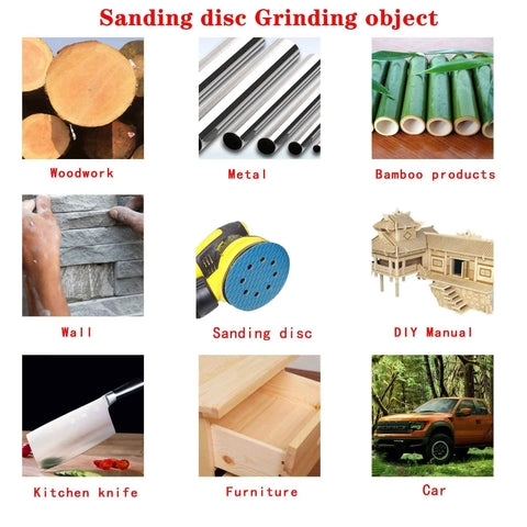 Sander Sandpaper 5 Inch 8 Hole Disc With Hook And Loop Pads 240 Grit For Wood And Metal 70 Pieces Blue Aluminum Oxide uses