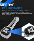 Premium Engine Motor Mount For Volvo XC60 S80 S60 V60 2010 2016 detailed view, high-quality metal, reduces vibration, improves performance.