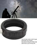 M35 To 1.25 Inch Focuser Adapter For Telescopes with smooth focusing, durable aluminum alloy build, no rotation during focus