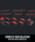100 Piece Hex Key Master Set With Durable Black Oxide Allen Wrenches, Chamfered Edges, handy storage rack, DIY projects tool