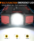 Hella Powerful 2000A Car Battery Jump Starter To Kickstart Your Ride Instantly featuring multi-function emergency light.