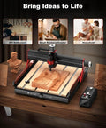 Powerful Desktop CNC Router Engraving Machine 600 X 500 Mm Worktable With 500W Turbo Spindle for wood engraving on wooden panel.