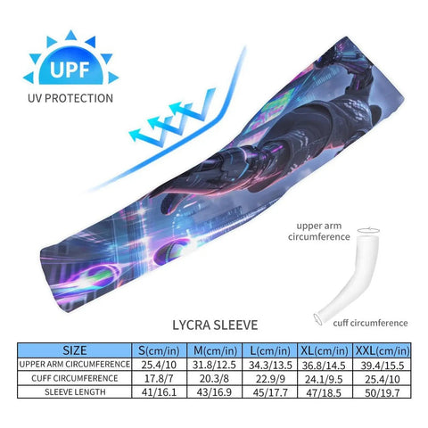 Cool Breeze Sun Arm Sleeves With Solid Upf 50 Plus Uv Blocker Breathable Stretch Sleeve For Road Trips Running And Daily Grind Keep Your Arms Fresh And Chill