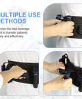 All In One Gait Belt For Seniors With Seven Handles For Safe Patient Transfers Grab And Go Quick Release Buckle displayed in use