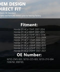 Overview of Honda EFI outboard fitment, OE numbers for direct fit replacement from 2007-2021 models