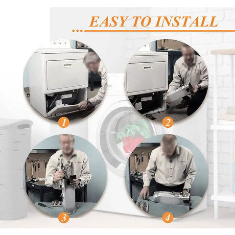 Installation steps for Dryer Heating Element Kit for Duet and Bravos XL 5400 Watt 240 Volt Heavy Duty with WP8544771 Element.