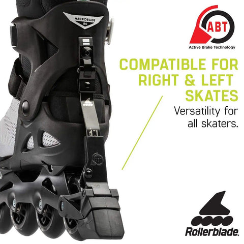 Macroblade 80 ABT Women's Fitness Inline Skates for Training and Casual Cruising with ABT braking system in Glacier Grey Mint