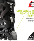 Close-up of Macroblade 80 ABT Women's Fitness Inline Skates with Superior Molded Boot and Vented Shell showing ABT technology.