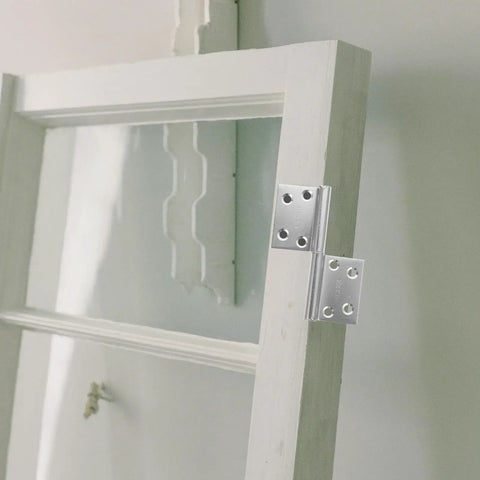 Close-up of Six Pairs Stainless Steel Flag Hinges With Lift Off Design For Home Doors Wear Resistant And Ultra Sturdy Door Hardware