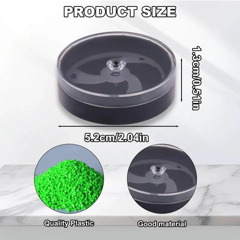 Portable Watch Dial Storage Box With Dust Proof And Scratch Proof Movement Holder Case Travel Ready And Everyday Use Safe