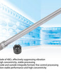 Beefy High Concentricity Straight Collet Chuck Holder ER11, 1-7mm Clamping Range, Grounding Inner Hole, 40Cr Tool Holder