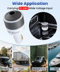Starlink Mini Car Adapter 12V To 24V DC Step Up Converter With 60W Cigarette Lighter Power Boost Stable 24V Output For Starlink Mini Plug And Play 12V To 24V Charger For RVs Boats Trailers And On The Go, 12-24V input
