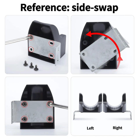 Universal Hot Air Gun Holder For Most Rework Stations, Sturdy Aluminum Mount, Non Slip Base, And Quick Release Clamp, Excludes 993DM