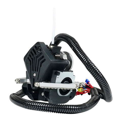Totally Rock Solid Effector Hotend Kit For V400 3D Printer with smooth extruder module and cables for easy installation.