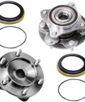4WD Front Wheel Bearing Hub Set For Toyota 4Runner FJ Cruiser Tacoma And Lexus GX460 GX470 Replacement Wheel Bearings And Hub Assembly Pair, 2 Pack Ready To Install