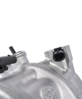 Premium AC Compressor Assembly With Clutch Fits Chevy Cruze Eco Lt Ltz Sedan 1.4 Liter Turbo Engine 2012 To 2016 showing connector detail.