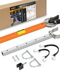 Heavy Duty Adjustable Boat Transom Saver Supports Up To 100 HP Outboard Motor With Five Step Adjustments, includes hardware.